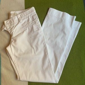 White 100% cotton pants